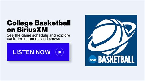 sirius xm college basketball live